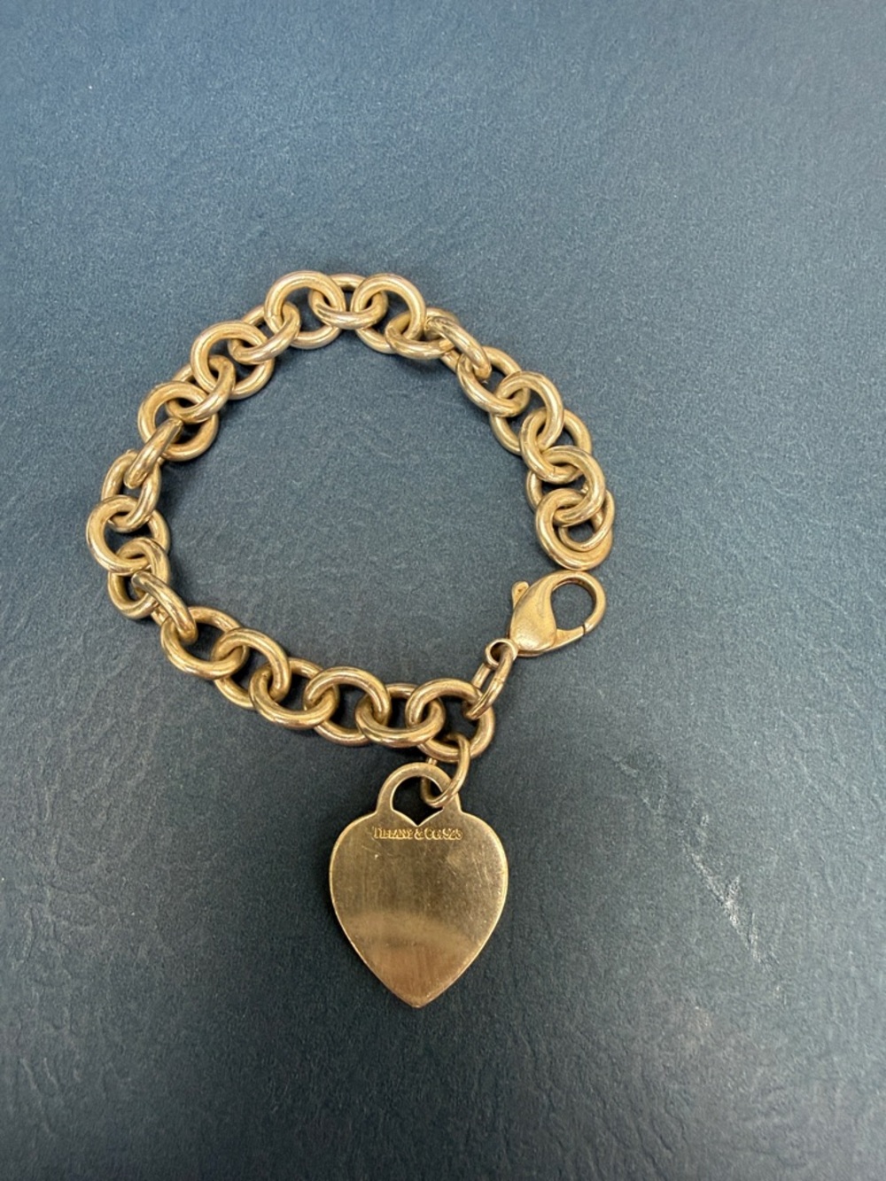 Tiffany & Co. silver  Heart Tag Charm Bracelet